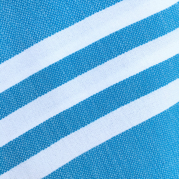 Bandol Organic Cotton Hand-loomed Turquoise Pestemal Turkish towel