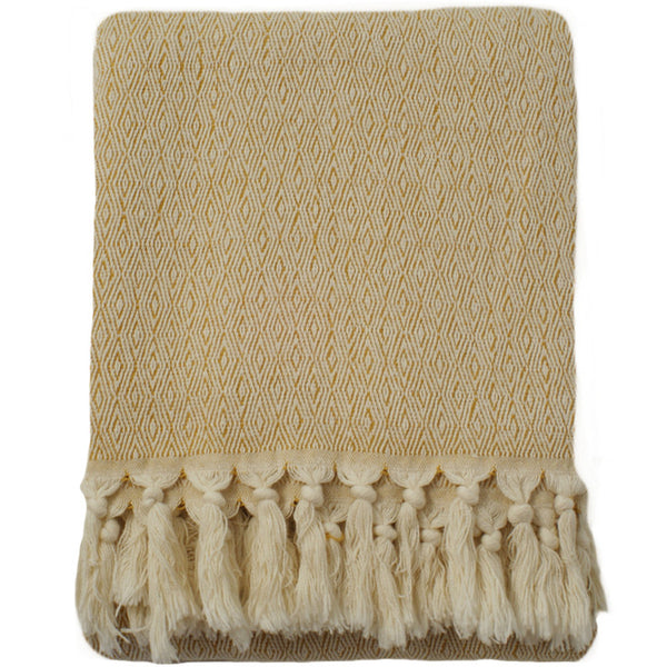 Bosphorus Throw Blanket - Curry