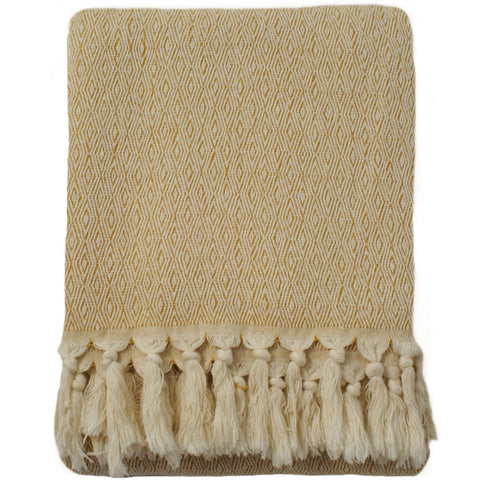 Bosphorus Throw Blanket - Curry