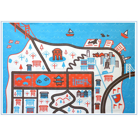 Wanderlust Organic Playmat - San Francisco