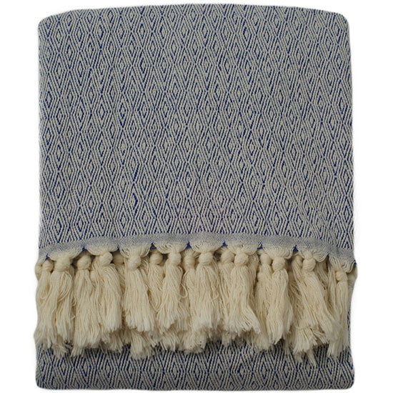 Bosphorus Throw Blanket - Blue