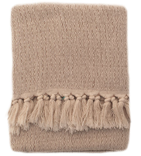 Bosphorus Throw Blanket - Chestnut Brown