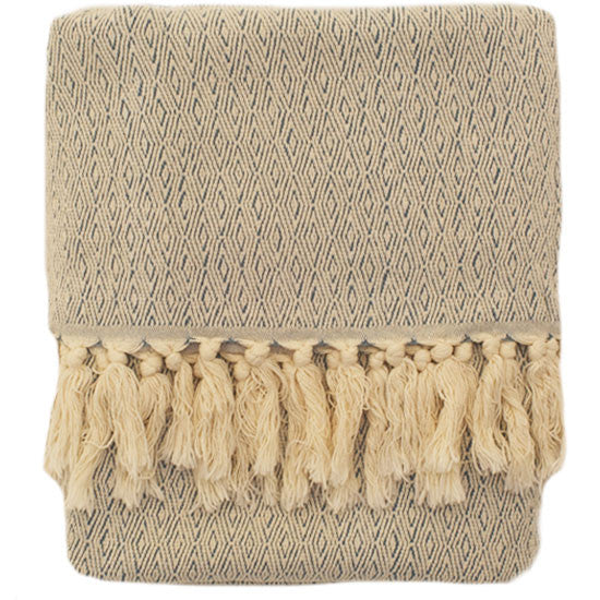 Bosphorus Throw Blanket - Steel Grey